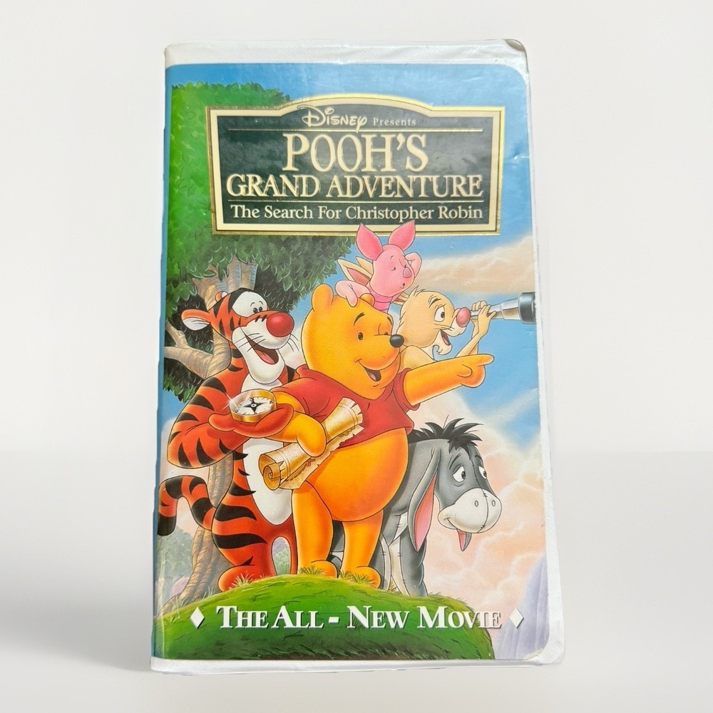 Winnie the Pooh's Grand Adventure VHS 1997 Walt Disney Clamshell Animated